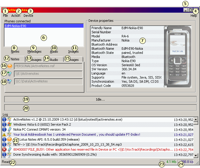 ActiveNotes software
